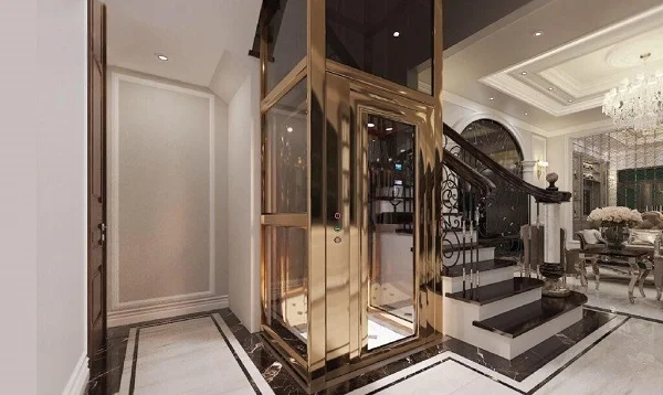 Cách phối màu và vật liệu cabin thang máy theo phong thủy thu hút tài lộc